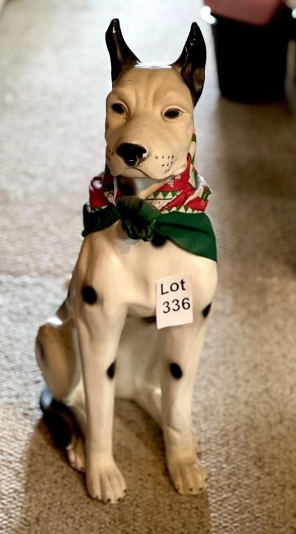 Ceramic Dog Statue (2 ft tall)