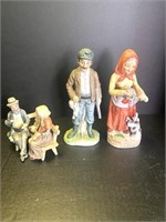 Old Man and Woman Figurines