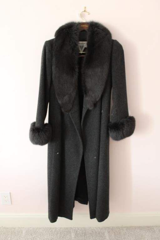 Fur ladies coat