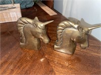 2 Brass Unicorns