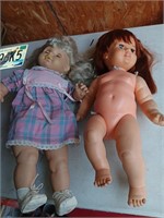 2 dolls 1972 ideal not working and simbo