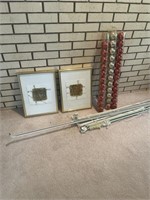 2 Framed Pictures And 3Sets of Christmas Balls