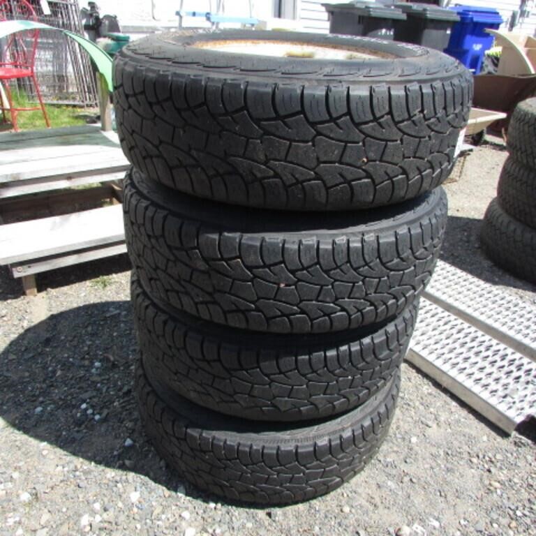 4 - 235 /75 R15 MOUNTED TIRES