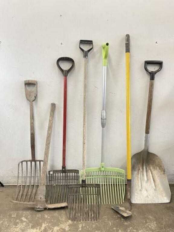 Selection of Yard Tools