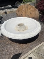 Concrete Fountain with Cover