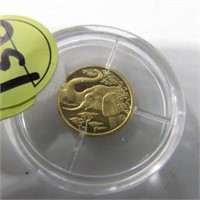2005 GOLD SOMOLIAN 200 SHILLING COIN