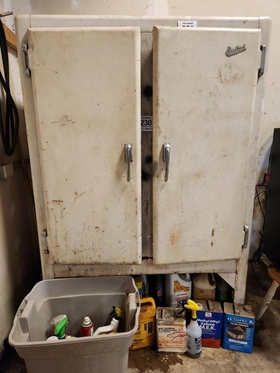 Heavy insulated cabinet, 71" x 48" x 28"MUST bring
