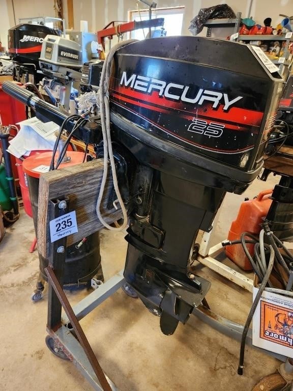 1997 25 EH Mercury outboard. Electric start, ...