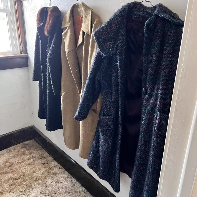 Vintage Woman's Coats (3 Coats)