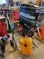 Mercury outboard 5HP w/ tank & stand - parts only