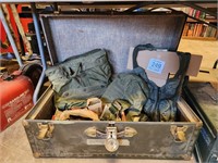 Trunk w/ assorted bags/gear