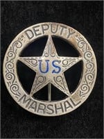 Texas Ranger Style U.S. Marshal Badge
