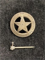 Haltom Sterling Silver Texas Ranger Badge