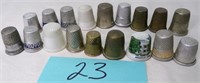 LARGE LOT OF THIMBLES SOME ADVERTISING
