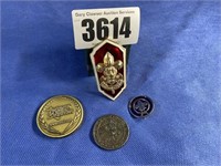 Thailand Scout Pin, Purple Scout Pin, 88 Years