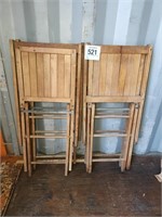 Vintage folding chairs (4)