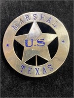 1890's U.S. Marshal Texas Badge