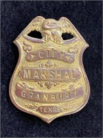Granbury Texas City Marshal Badge
