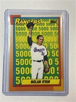1990 Topps #5 Nolan Ryan 5000 Strikeouts!