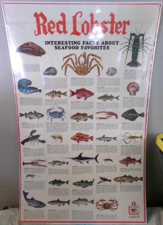 RED LOBSTER POSTER FACTS SHEET