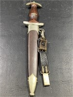 WWII German Gustav Spitzer Solingen Dagger Engrave