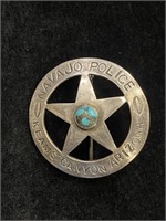 1900's Keams Canyon Arizona Navajo Police Badge