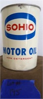 SOHIO MOTOR OIL QT CAN