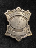 1920's Wyoming Horse Thief Detective Badge 2