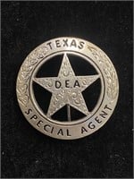1970's Texas Special Agent D.E.A. Badge
