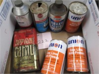LOT ADVERTISING CANS CONE TOP OTHERS