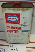 SOHIO CHARCOAL LIGHTER QT CAN