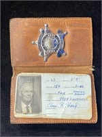 1964 Harris County Deputy Sheriff Badge E.F. Hard