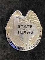Late 1930's Texas Highway Patrol Drivers License