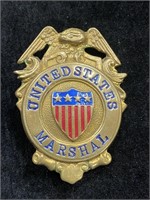 1920's -1930's United States Marshal Badge