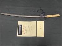 Japanese Shimosaka w/ Koshirae Sword