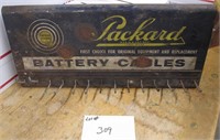 EARLY PACKARD BATTERY CABLES STORE DISPLAY