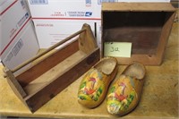WOOD SHOES / CARRY ALL / WOOD BOX