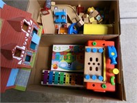 FISHER PRICE 2 BOXES TOYS LOT