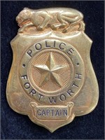 Fort Worth Police Captain's Badge