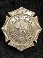 1920's-1930's City Marshal Badge Briartown,