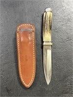 Randall Made Knives Stag Handle Knife w/ Sheath