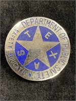 1950's Texas DPS Highway Patrol "Blue Bottle Cap"