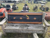 Ford Tailgate Wooden Bench