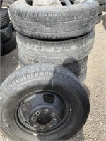 Michelin LT235/80R17 dully rims and tires