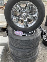 4 pathfinder HT 275/60R20 tires on dodge rims