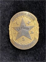 1935 Texas Rangers Captain's Badge
