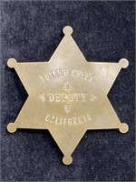 Old West Sutter Creek, Ca. Depot Badge