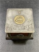 WWII German Memory of Service Trinket Box w/