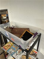 BIN OF MISC PICTURE FRAMES