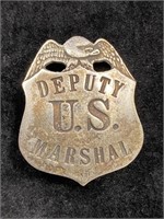 1880-1890's Deputy U.S. Marshal Badge